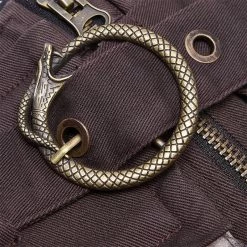 Punk Rave Store Steampunk Viper Stonewashing Shorts