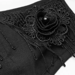 Punkravestore Gothic Vampire Daily Gothic Lace Mask