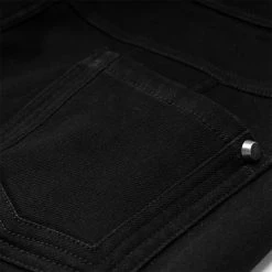 Punkravestore Gothic Steampunk Thickened Punk Simple Trousers