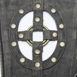 Punkravestore Steampunk Imitation Crocodile PU Gloves