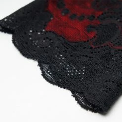 Punkravestore Goth Daily Lace Gloves Women