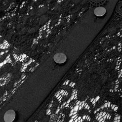 Punkravestore Gothic Independent Lace Collar Women