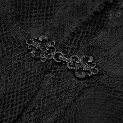 Punkravestore Goth Lace Sun Protection Shirt