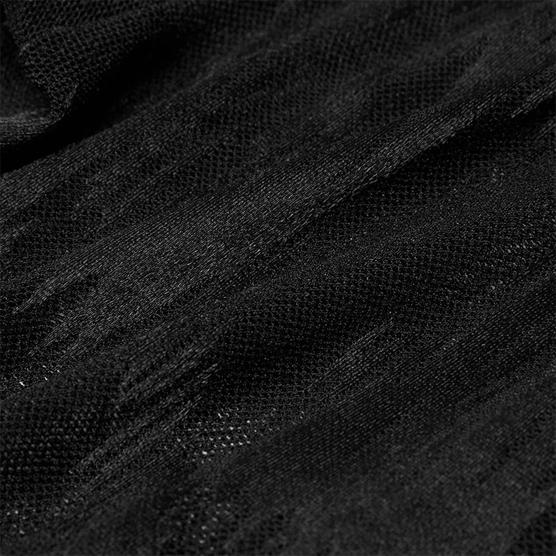 Punkravestore Black Gothic Dark Fringe Flared Trousers 6 Punkravestore Black Gothic Dark Fringe Flared Trousers