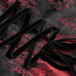 Punk Rave Store Red Night Swallowtail Coat