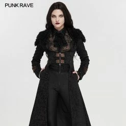 Punkravestore Gothic Steampunk Steampunk Warm Long Coats