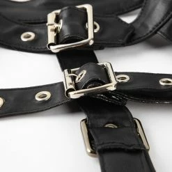 Punk Rave Store Punk Leather Jacket Classic Fashion Short Punk Jacket Studded Motorbikes