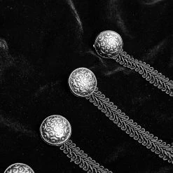 Punk Rave Store Unique Asymmetry Balck Gothic Trench Coats With Swallow Tail