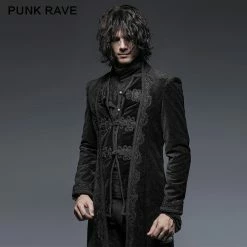 Punk Rave Store Gothic Mens Coat Rock Gorgeous Vintage Gothic Trench Coats