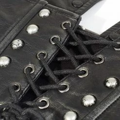 Punk Rave Store Steampunk Vintage Retro Underbust Corset Waist Belt Sexy Leather Girdles For Women Accessories
