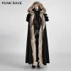 Punk Rave Store Long Cloak Gothic Trench Coats With Excellent Wool Collar