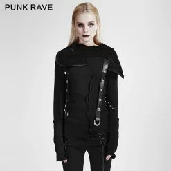 Punk Rave Store Punk Sweater & Hoodies Street Decadent Style Punk Hoodies Knitted Sweater