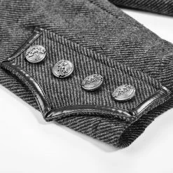 Punk Rave Store Gothic Mens Coat Vintage Long Gothic Trench Coats For Men