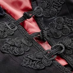 Punk Rave Store Gothic Vampire Luxury Gothic Trench Coats With Pattern Like Vampire Count Cape