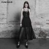 Punk Rave Store Elegant Gothic Layered Lace Chiffon Strap Dress