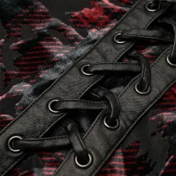 Punkravestore Dark Silhouette Vase Velvet Leggings