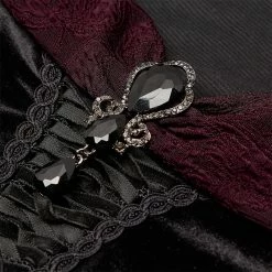 Punkravestore Black Feather Horizontal Neck Dress 11 Punkravestore Black Feather Horizontal Neck Dress