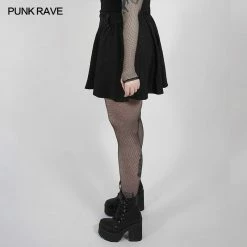 Punkravestore Women Gothic Thorn And Desire Decal Skirt