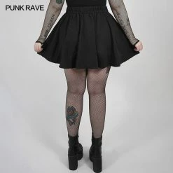 Punkravestore Women Gothic Thorn And Desire Decal Skirt 9 Punkravestore Women Gothic Thorn And Desire Decal Skirt