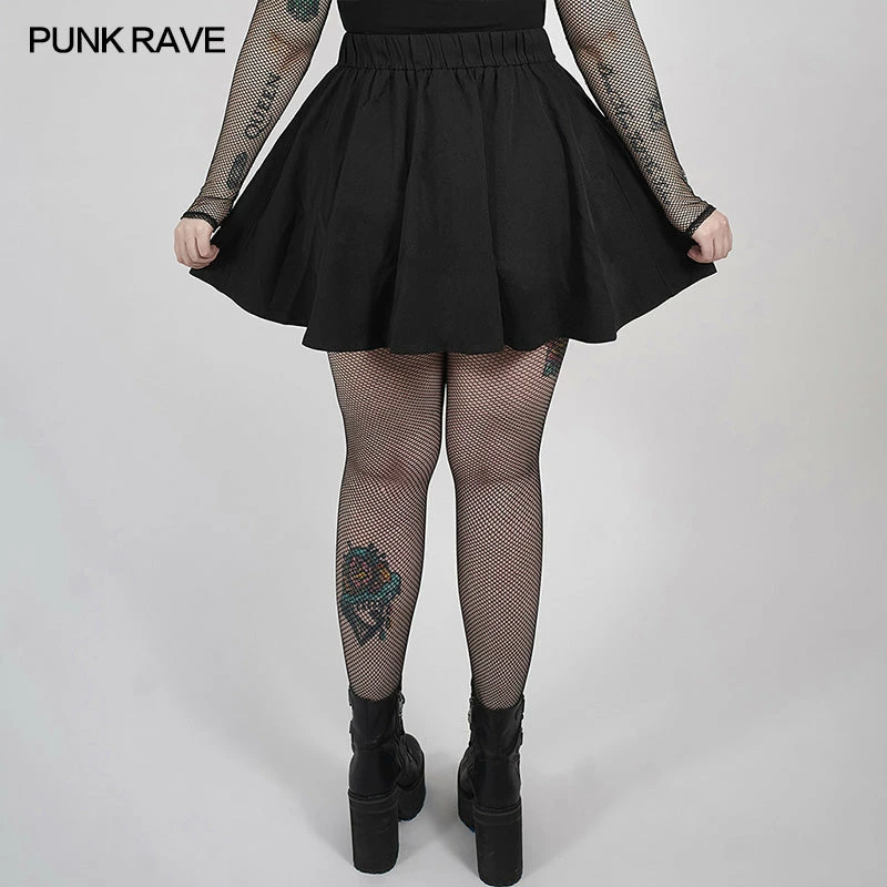 Punkravestore Women Gothic Thorn And Desire Decal Skirt 5 Punkravestore Women Gothic Thorn And Desire Decal Skirt