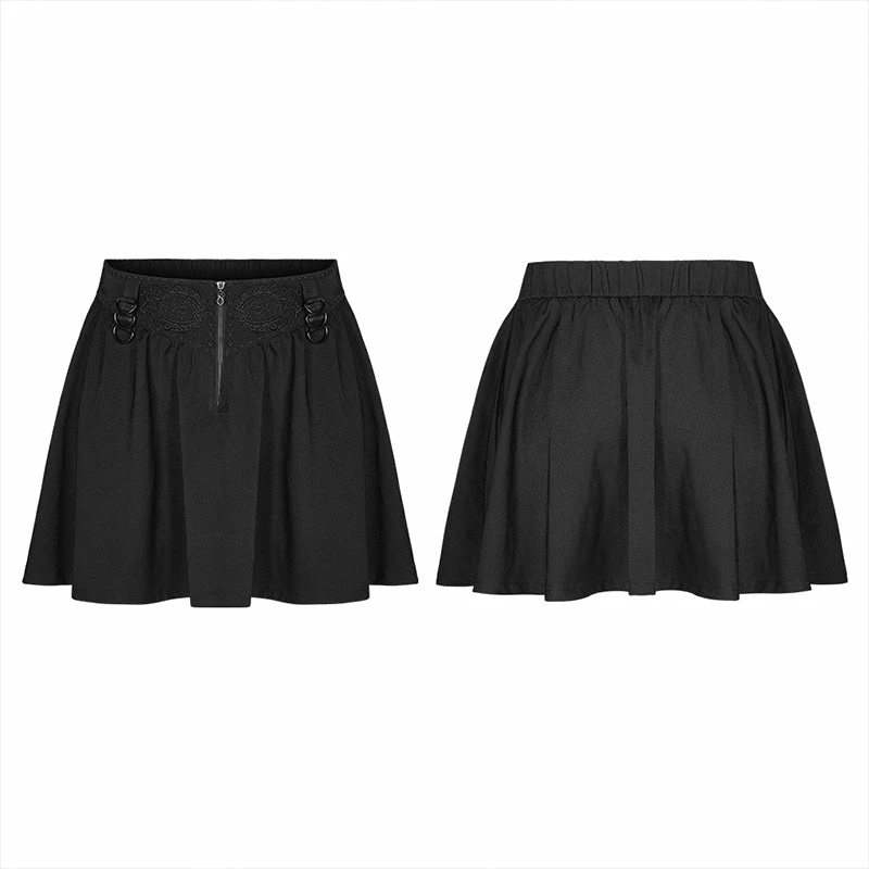 Punkravestore Women Gothic Thorn And Desire Decal Skirt 6 Punkravestore Women Gothic Thorn And Desire Decal Skirt