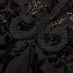 Punkravestore Gothic Abyss Burnt Flower Dress Women