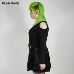 Punkravestore Plus Size 2020 Goth Short Skirt