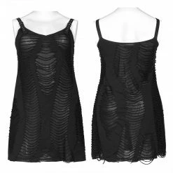 Punkravestore Goth Sexy Braces Skirt Women