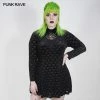 Punkravestore Goth Dark Night Vines Dress
