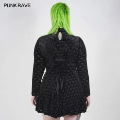 Punkravestore Goth Dark Night Vines Dress