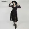 Punkravestore Women Gothic Gorgeous V-neck Dress