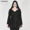 Punkravestore Women Gothic Gorgeous V-neck Dress