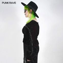 Punkravestore Punk Horizontal Collar T-shirt