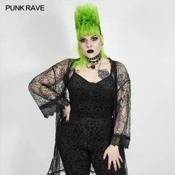 Punkravestore Sexy Gothic Velvet Flower Camisole Women