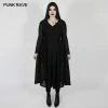 Punkravestore Women Dark Moon Long Coat