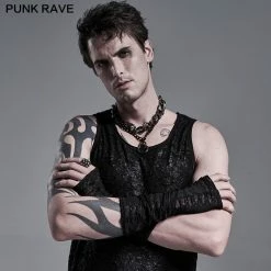 Punkravestore Goth Men's Daily Gloves