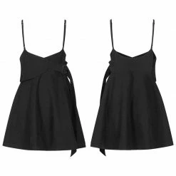 Punkravestore Women Punk Pretend Waist Sealing With Tight-waist Braces Overskirt 10 Punkravestore Women Punk Pretend Waist Sealing With Tight-waist Braces Overskirt