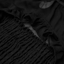 Punkravestore Women Printed Chiffon Long Dress