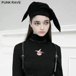 Punkravestore Clown Hat Structure Beret Hat & Caps 9 Punkravestore Clown Hat Structure Beret Hat & Caps