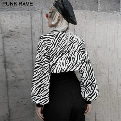 Punkravestore Double Zippers Cardigan Hoodie Family Outfits