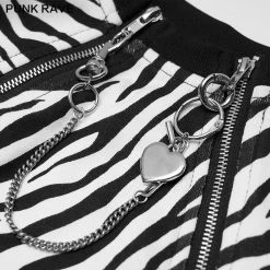 Punkravestore Double Zippers Cardigan Hoodie Family Outfits