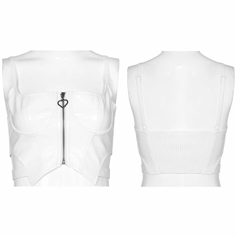 Punkravestore Women "Millennium E-Worm" Half-breast Cup Hollow Top 16 Punkravestore Women "Millennium E-Worm" Half-breast Cup Hollow Top