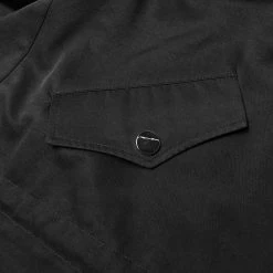 Punkravestore Women Lattice Stitching Long Jacket (with Waistline)