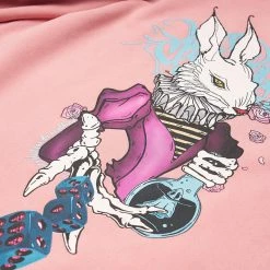 Punkravestore Dark Rabbit Print Coat Family Outfits