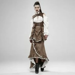 Punk Rave Store Steampunk Gorgeous Noble Fishtail Skirt