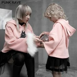 Punkravestore Cat Print Loose Plus Velvet Sweater Family Outfits 28 Punkravestore Cat Print Loose Plus Velvet Sweater Family Outfits