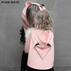 Punkravestore Cat Print Loose Plus Velvet Sweater Family Outfits 29 Punkravestore Cat Print Loose Plus Velvet Sweater Family Outfits
