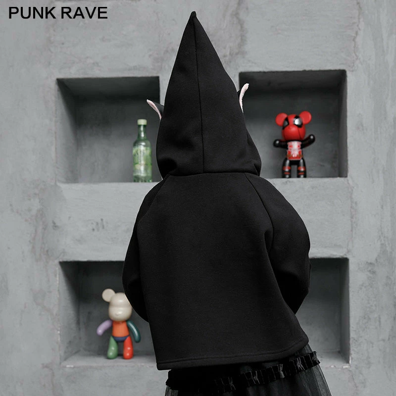 Punkravestore Cat Print Loose Plus Velvet Sweater Family Outfits 5 Punkravestore Cat Print Loose Plus Velvet Sweater Family Outfits