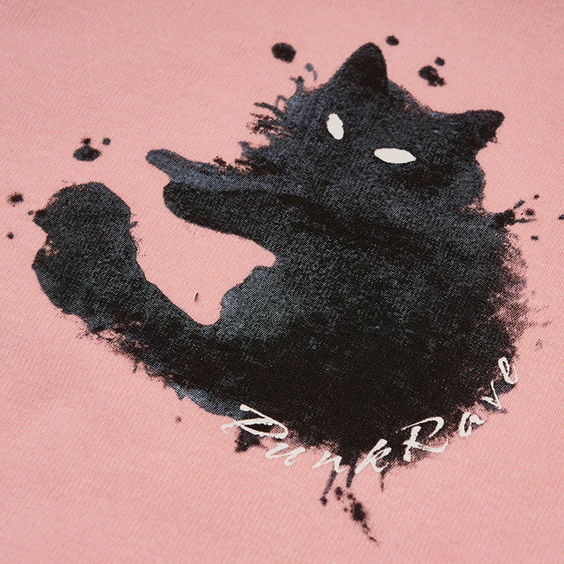 Punkravestore Cat Print Loose Plus Velvet Sweater Family Outfits 12 Punkravestore Cat Print Loose Plus Velvet Sweater Family Outfits