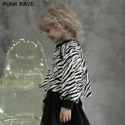 Punkravestore Double Zippers Cardigan Hoodie Family Outfits